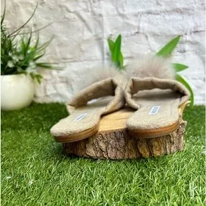 Aquazzura | Shoes | Aquazzura Foxy Faux Shearling Pompom